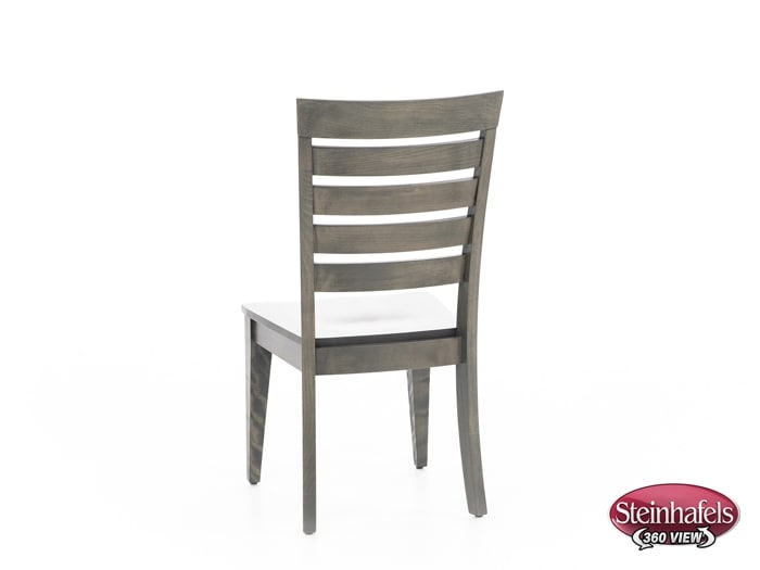 canadel grey inch standard seat height side chair  image   