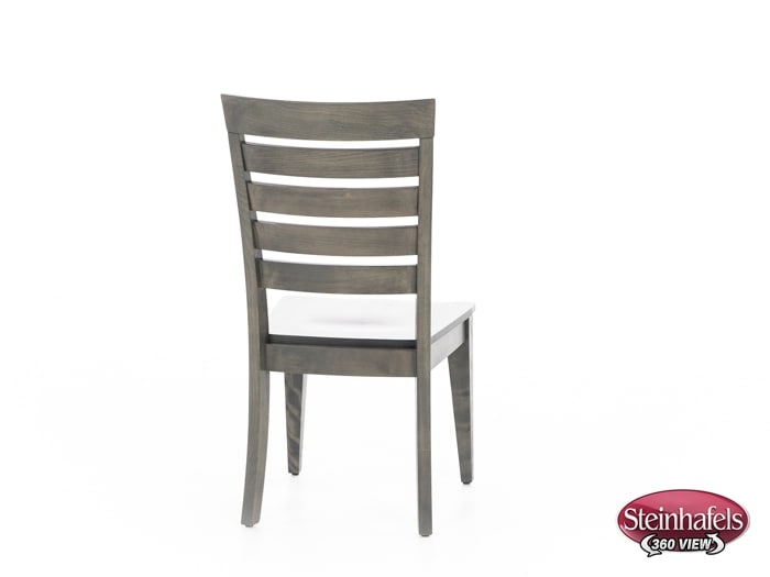 canadel grey inch standard seat height side chair  image   