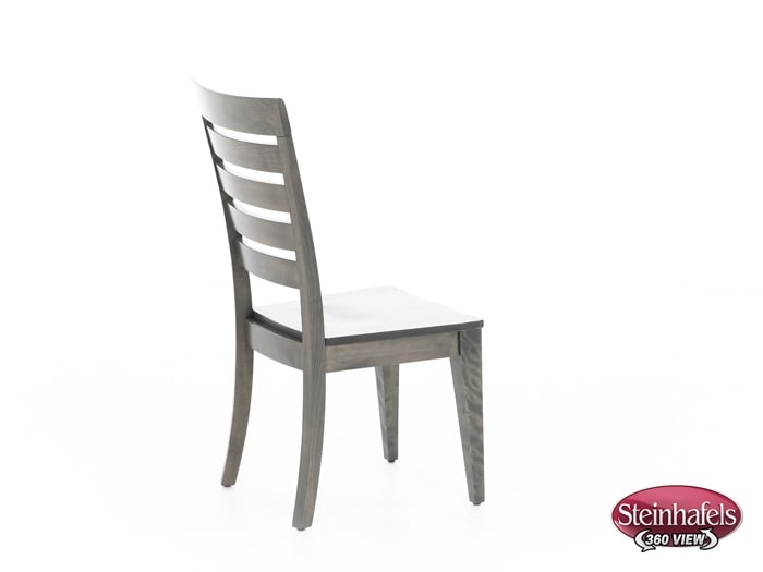 canadel grey inch standard seat height side chair  image   