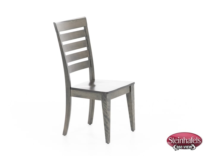 canadel grey inch standard seat height side chair  image   