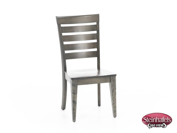 canadel grey inch standard seat height side chair  image   