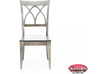 canadel grey inch standard seat height side chair  image   