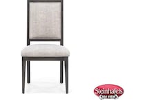 canadel grey inch standard seat height side chair  image   