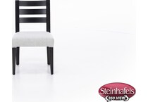 canadel grey inch standard seat height side chair  image   