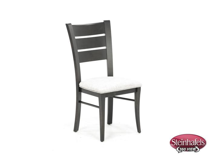 canadel grey inch standard seat height side chair  image   