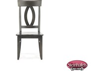 canadel grey inch standard seat height side chair  image   