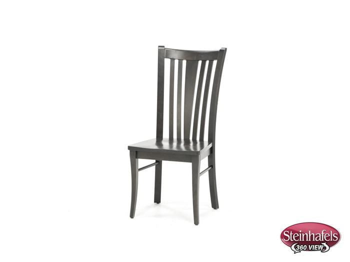 canadel grey inch standard seat height side chair  image   