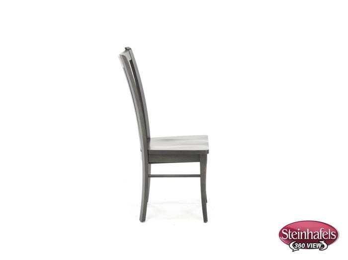 canadel grey inch standard seat height side chair  image   