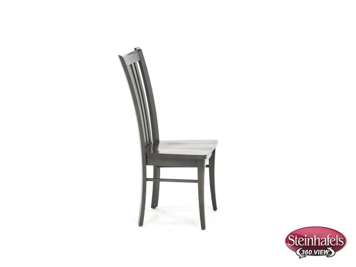 canadel grey inch standard seat height side chair  image   