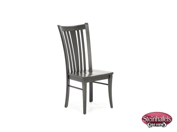 canadel grey inch standard seat height side chair  image   