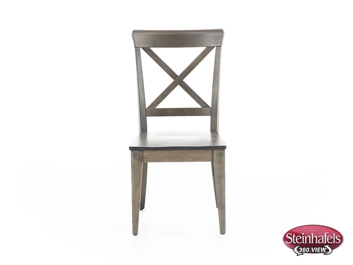 canadel grey inch standard seat height side chair  image   