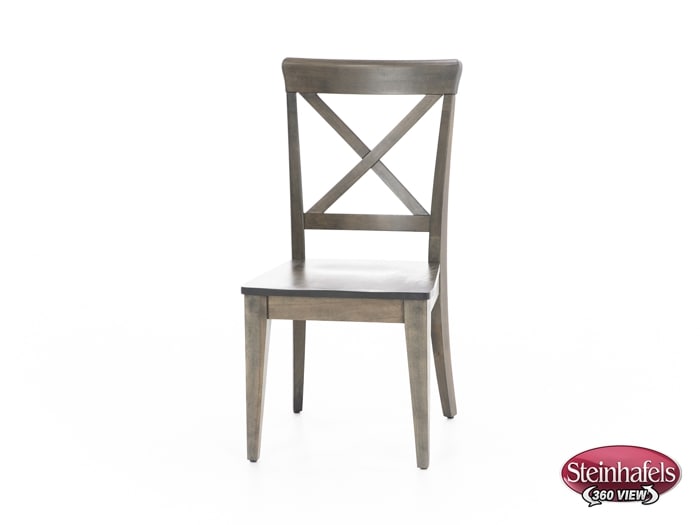 canadel grey inch standard seat height side chair  image   