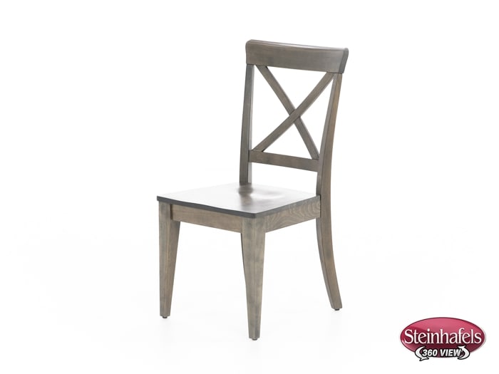 canadel grey inch standard seat height side chair  image   