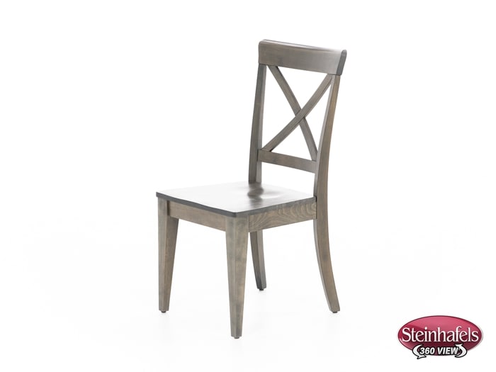 canadel grey inch standard seat height side chair  image   