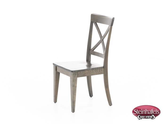 canadel grey inch standard seat height side chair  image   