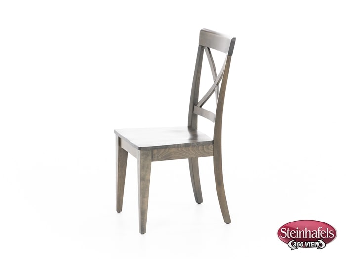 canadel grey inch standard seat height side chair  image   