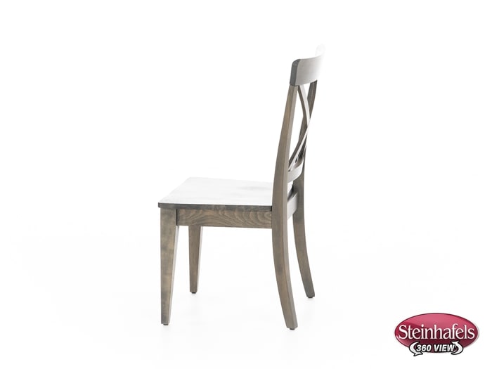 canadel grey inch standard seat height side chair  image   