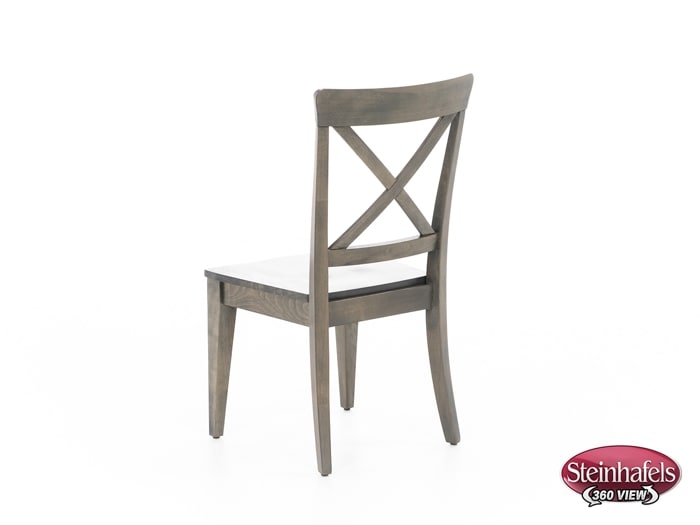 canadel grey inch standard seat height side chair  image   