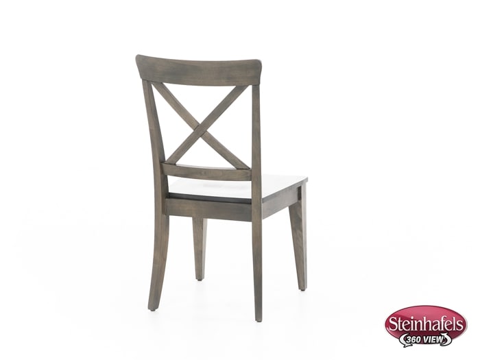 canadel grey inch standard seat height side chair  image   