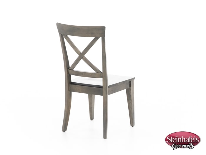 canadel grey inch standard seat height side chair  image   