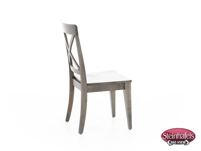 canadel grey inch standard seat height side chair  image   