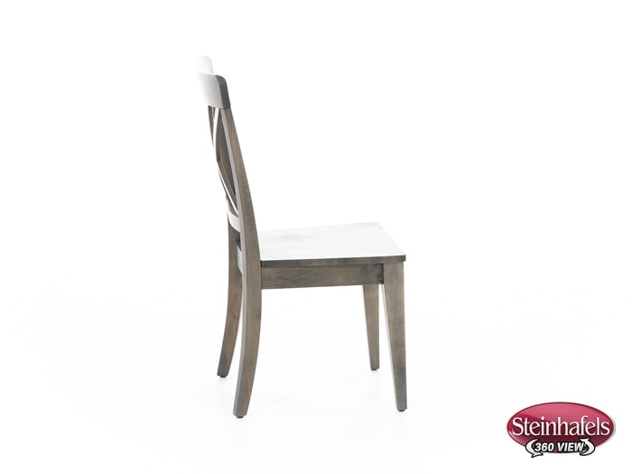 canadel grey inch standard seat height side chair  image   