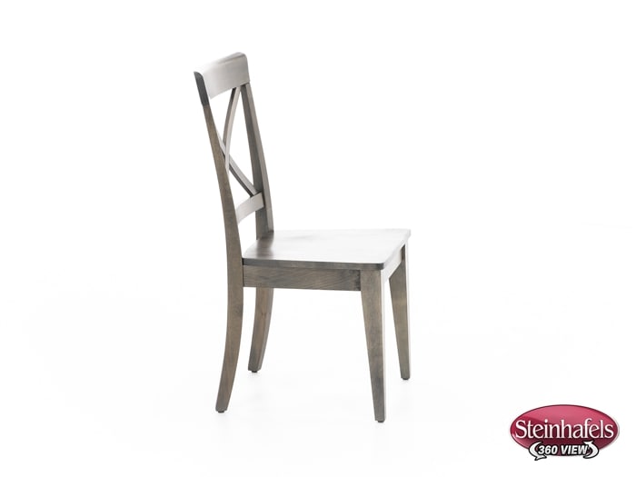 canadel grey inch standard seat height side chair  image   