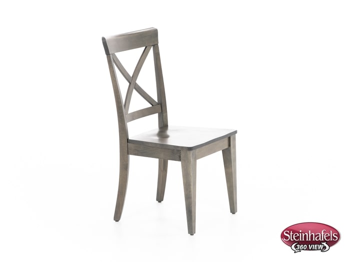 canadel grey inch standard seat height side chair  image   