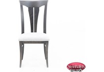 canadel grey inch standard seat height side chair  image   