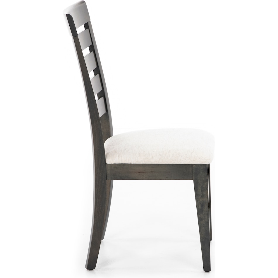 canadel grey inch standard seat height side chair   