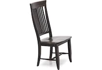 canadel grey inch standard seat height side chair   