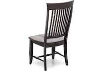 canadel grey inch standard seat height side chair   