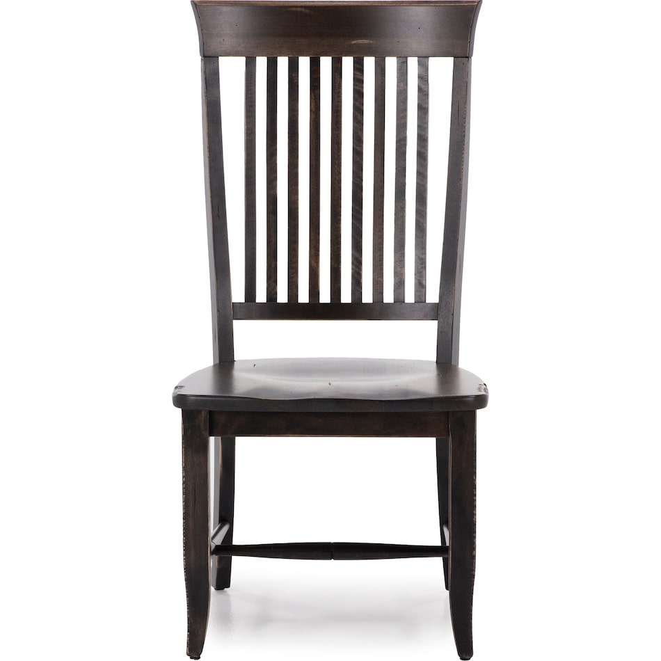 canadel grey inch standard seat height side chair   