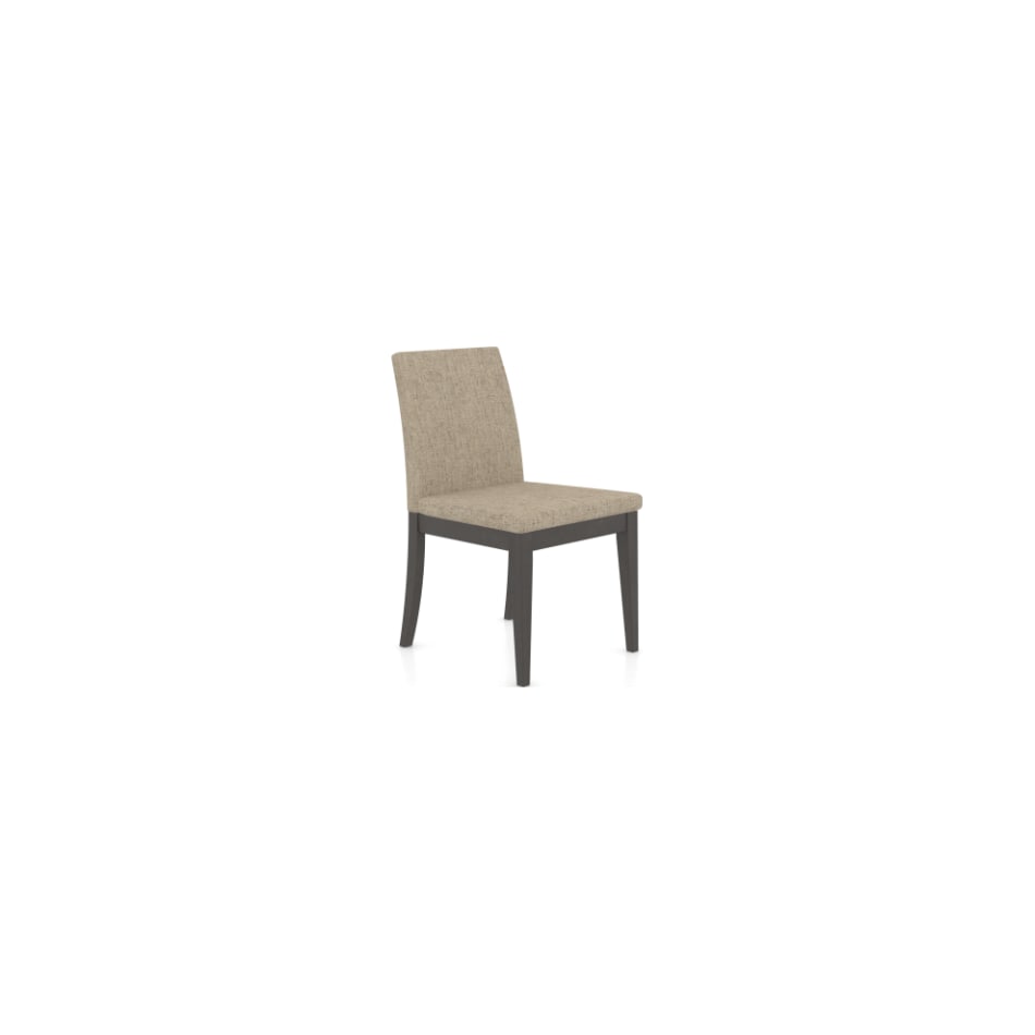 canadel grey inch standard seat height side chair   