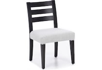 canadel grey inch standard seat height side chair   