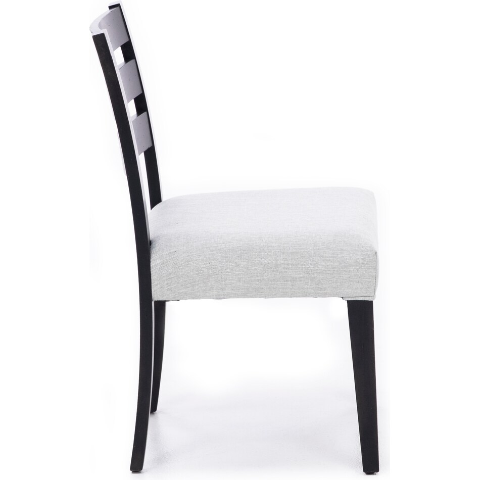 canadel grey inch standard seat height side chair   