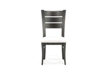 canadel grey inch standard seat height side chair   