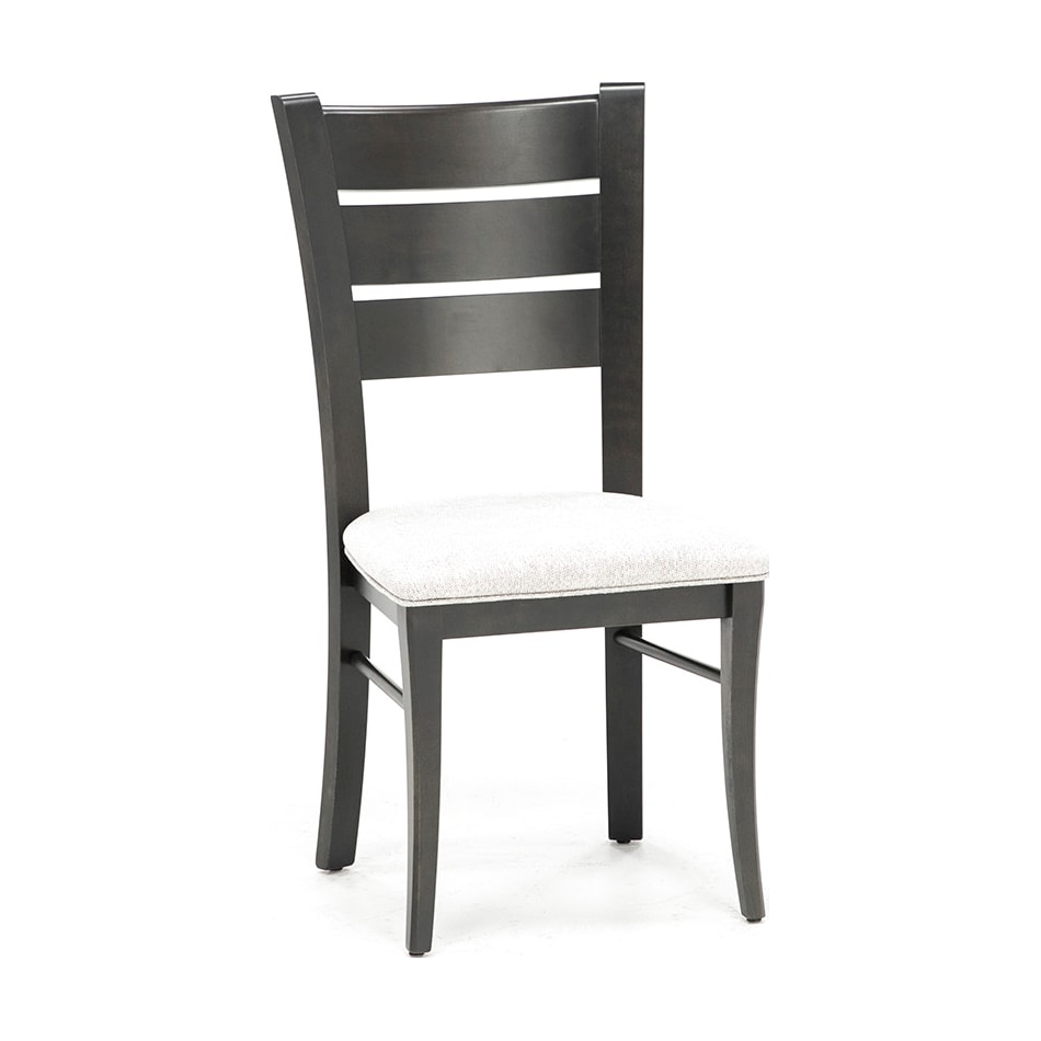 canadel grey inch standard seat height side chair   