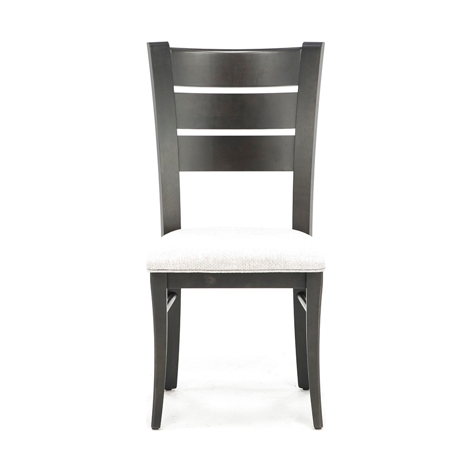 canadel grey inch standard seat height side chair   