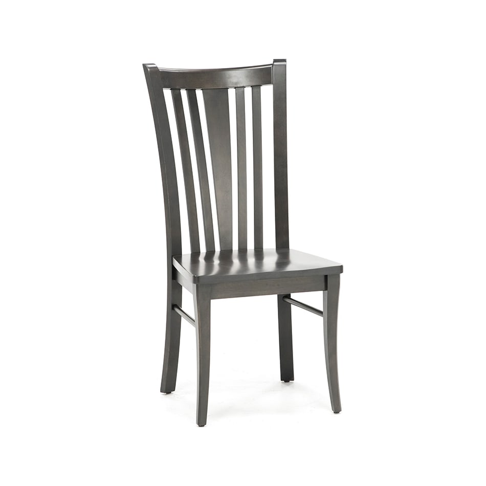 canadel grey inch standard seat height side chair   