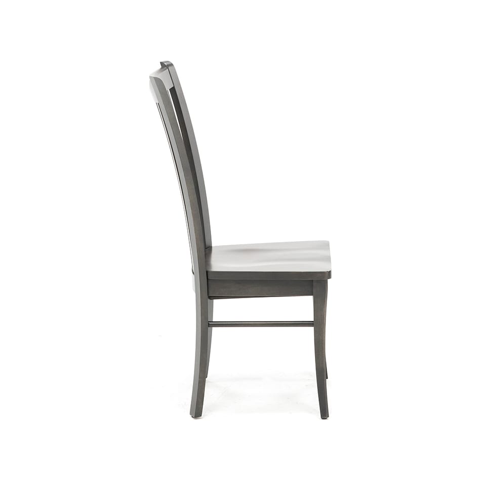 canadel grey inch standard seat height side chair   