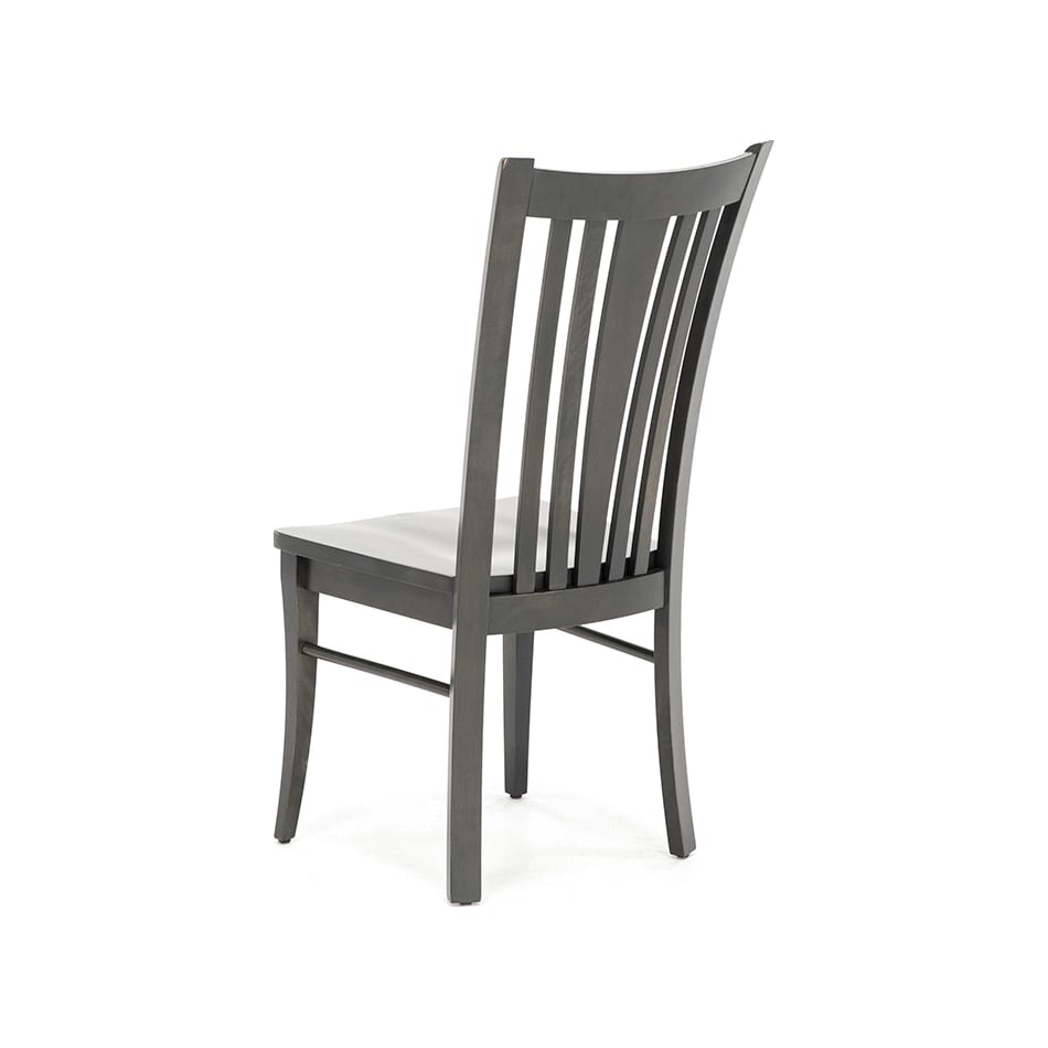 canadel grey inch standard seat height side chair   