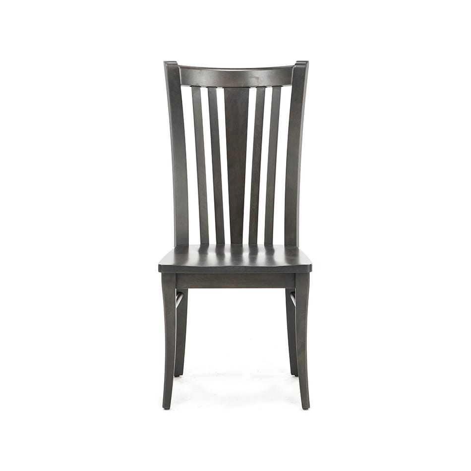 canadel grey inch standard seat height side chair   