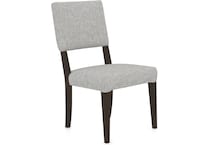 canadel grey inch standard seat height side chair   