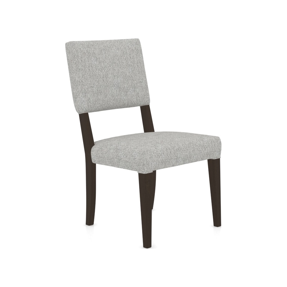 canadel grey inch standard seat height side chair   