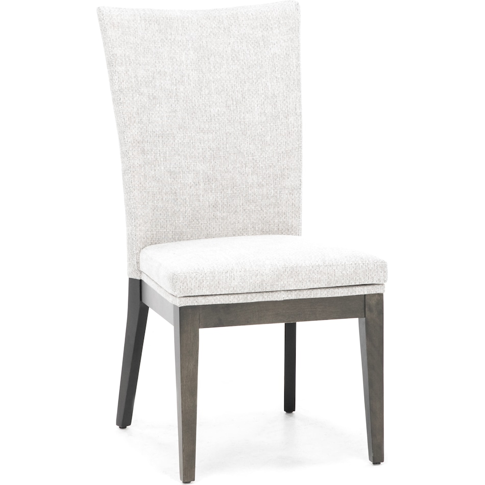 canadel grey inch standard seat height side chair   