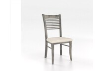 canadel grey inch standard seat height side chair   