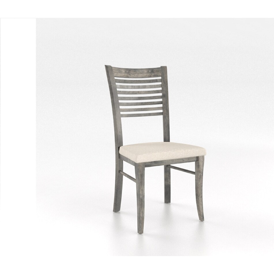 canadel grey inch standard seat height side chair   