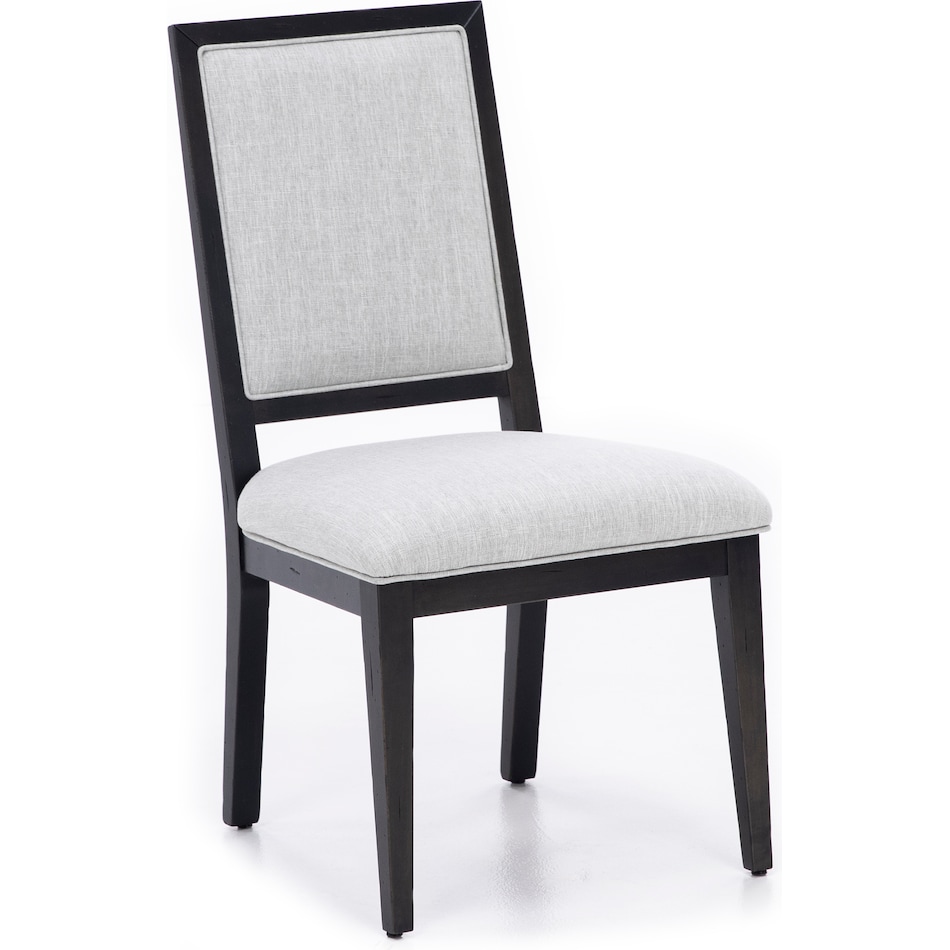 canadel grey inch standard seat height side chair   
