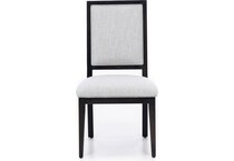 canadel grey inch standard seat height side chair   